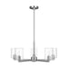 Visual Comfort Studio - 3164205C-05 - Five Light Chandelier - Fullton - Chrome