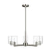 Visual Comfort Studio - 3164205C-962 - Five Light Chandelier - Fullton - Brushed Nickel