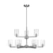 Visual Comfort Studio - 3164209C-05 - Nine Light Chandelier - Fullton - Chrome