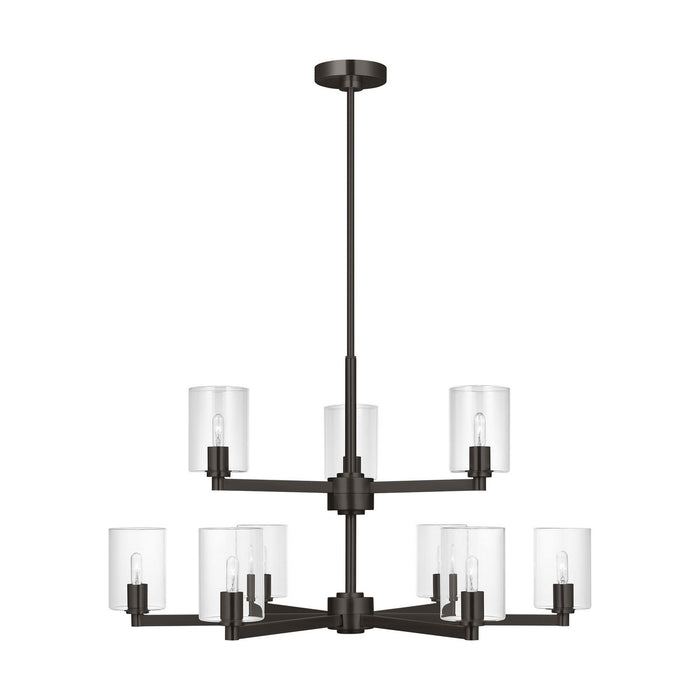 Visual Comfort Studio - 3164209C-112 - Nine Light Chandelier - Fullton - Midnight Black