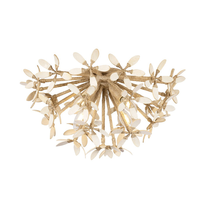 Corbett Lighting - 511-04-IYC - Four Light Semi Flush Mount - Corfu - Ivory Coco