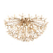 Corbett Lighting - 511-06-IYC - Six Light Semi Flush Mount - Corfu - Ivory Coco