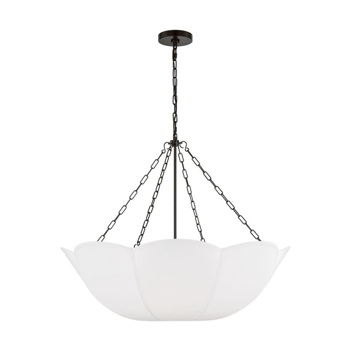 Visual Comfort Studio - AC1174AI - Four Light Chandelier - Stassi - Aged Iron