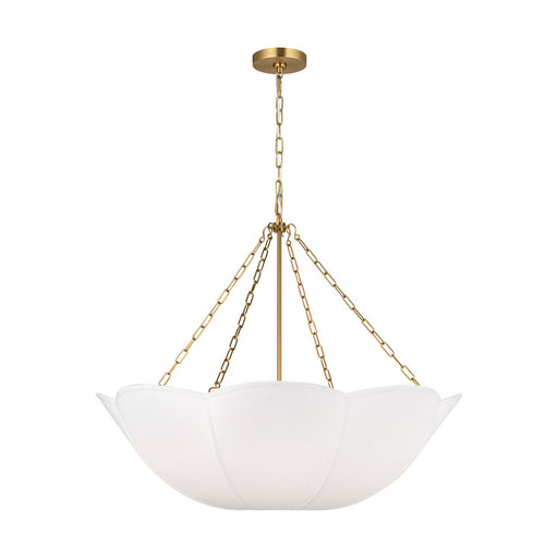 Stassi Four Light Chandelier Burnished Brass