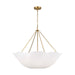 Visual Comfort Studio - AC1174BBS - Four Light Chandelier - Stassi - Burnished Brass