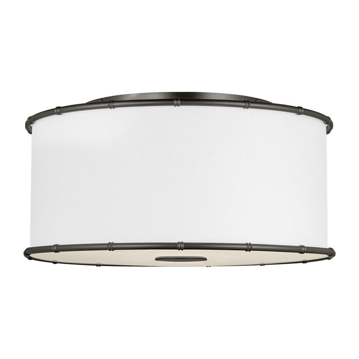 Visual Comfort Studio - AF1182AI - Two Light Flush Mount - Aldric - Aged Iron