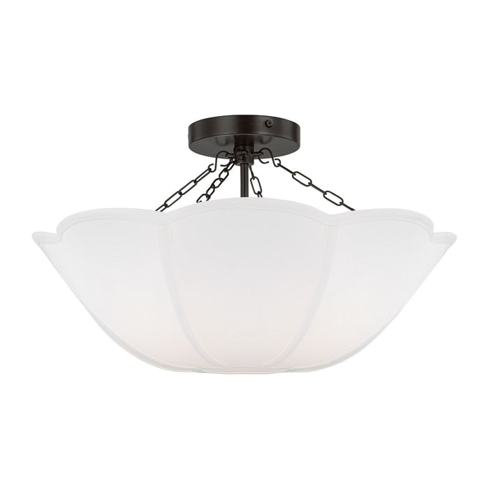 Visual Comfort Studio - AF1212AI - Two Light Semi Flush Mount - Stassi - Aged Iron