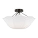 Visual Comfort Studio - AF1212AI - Two Light Semi Flush Mount - Stassi - Aged Iron