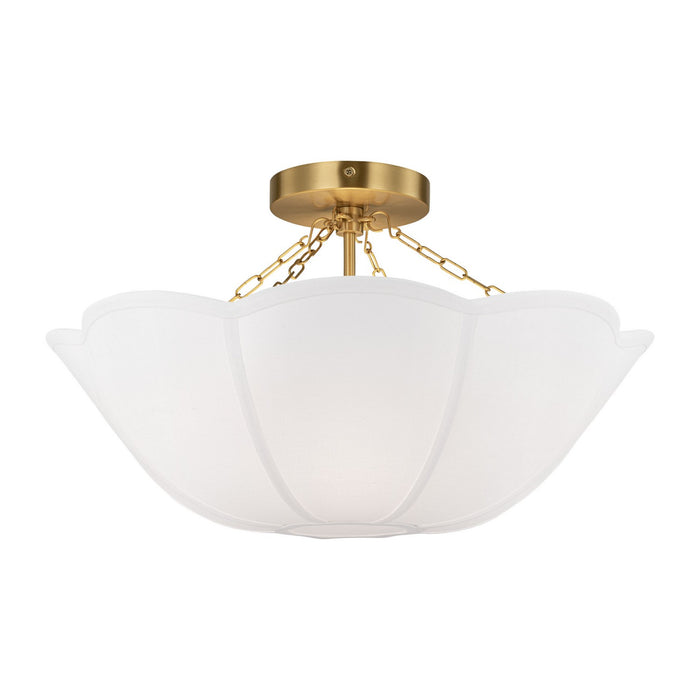 Visual Comfort Studio - AF1212BBS - Two Light Semi Flush Mount - Stassi - Burnished Brass