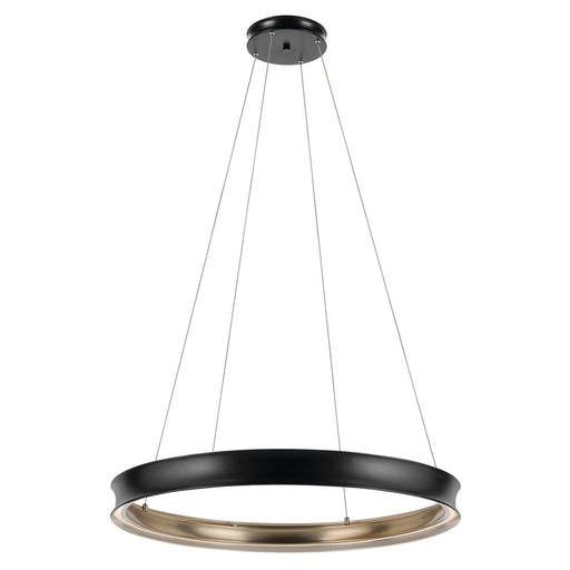 Larousse LED Chandelier Black