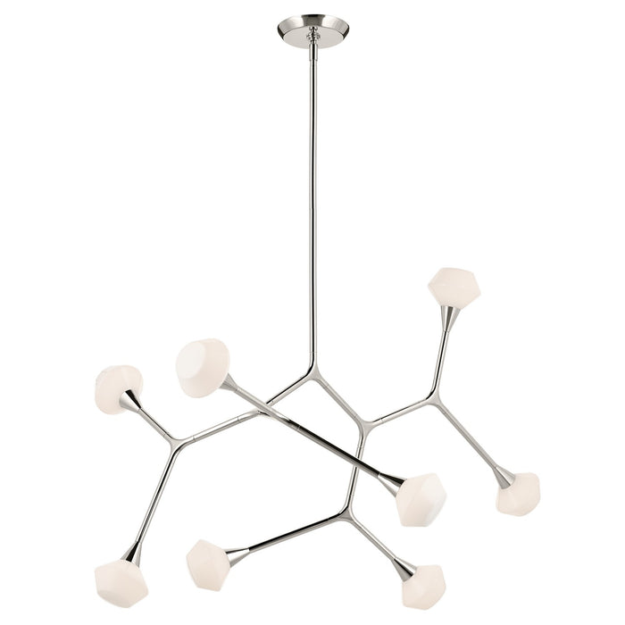 Kichler - 52763PN - LED Chandelier - Cassius - Polished Nickel