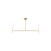 Visual Comfort Studio - BC1012BBS - Two Light Linear Chandelier - Key - Burnished Brass