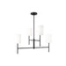 Visual Comfort Studio - BC1024MBK - Four Light Chandelier - Key - Midnight Black