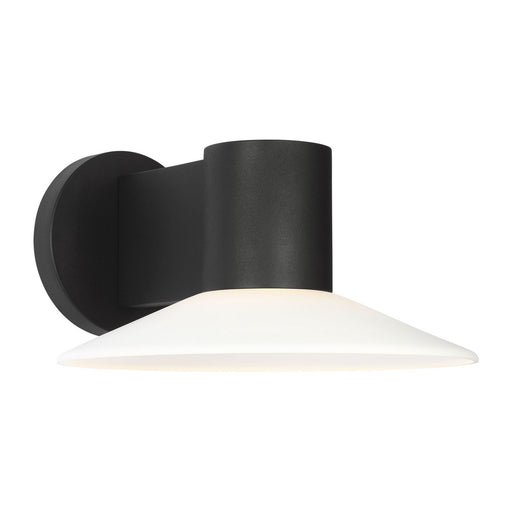 Focal LED Wall Lantern Textured Black