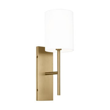 Key One Light Wall Sconce Burnished Brass