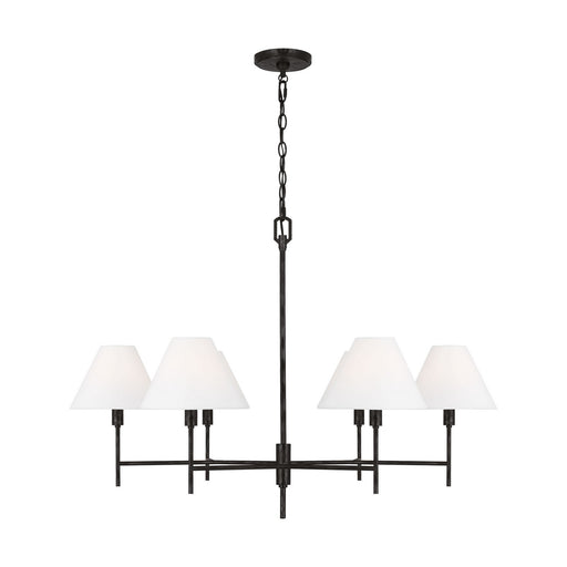 Ridgewood Six Light Chandelier Aged Iron
