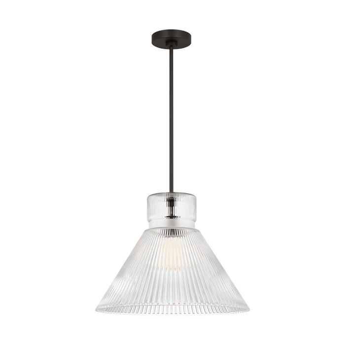 Visual Comfort Studio - DJP1201MBK - One Light Pendant - Liouet - Midnight Black