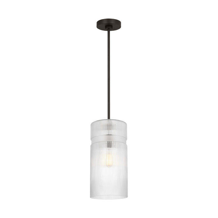 Visual Comfort Studio - DJP1211MBK - One Light Pendant - Liouet - Midnight Black