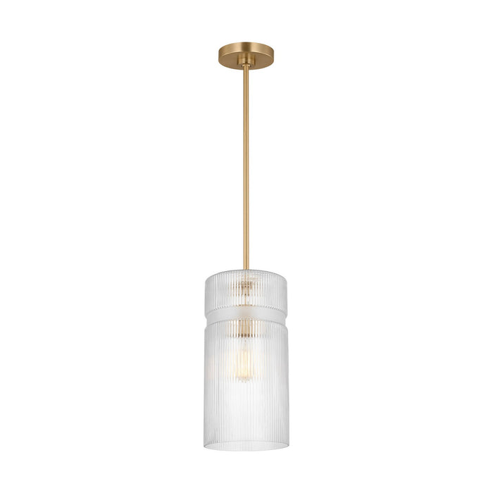 Visual Comfort Studio - DJP1211SB - One Light Pendant - Liouet - Satin Brass