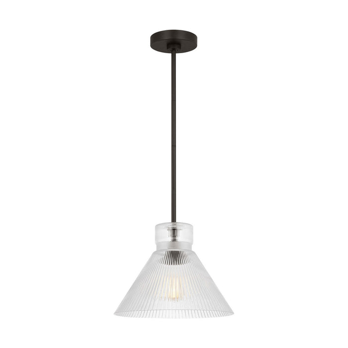 Visual Comfort Studio - DJP1221MBK - One Light Pendant - Liouet - Midnight Black