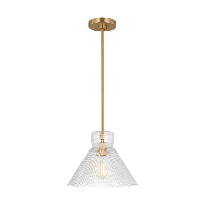 Visual Comfort Studio - DJP1221SB - One Light Pendant - Liouet - Satin Brass
