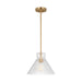 Visual Comfort Studio - DJP1221SB - One Light Pendant - Liouet - Satin Brass