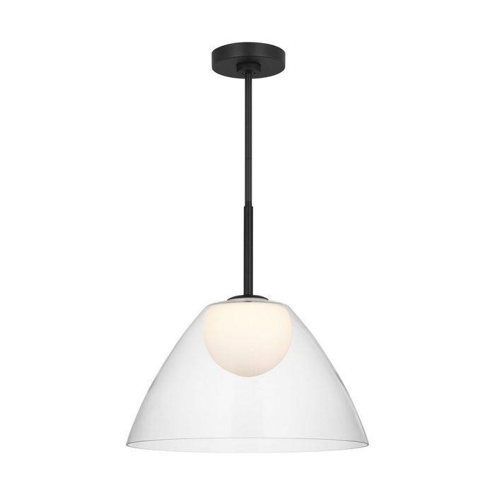 Visual Comfort Studio - DJP1251MBK - One Light Pendant - Suma - Midnight Black