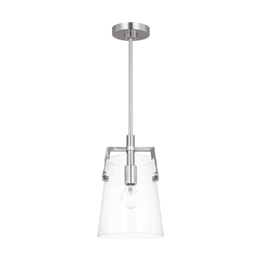 Crofton One Light Pendant Brushed Nickel