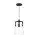 Visual Comfort Studio - DJP1261MBK - One Light Pendant - Crofton - Midnight Black