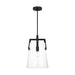 Visual Comfort Studio - DJP1271MBK - One Light Pendant - Crofton - Midnight Black