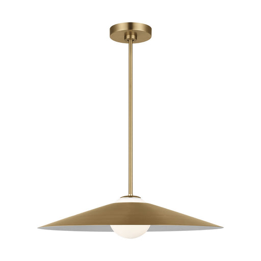 Astra One Light Pendant Satin Brass
