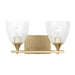 Visual Comfort Studio - DJV1022SBCKG - Two Light Vanity - Toffino - Satin Brass