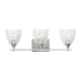 Visual Comfort Studio - DJV1023BSCKG - Three Light Vanity - Toffino - Brushed Nickel