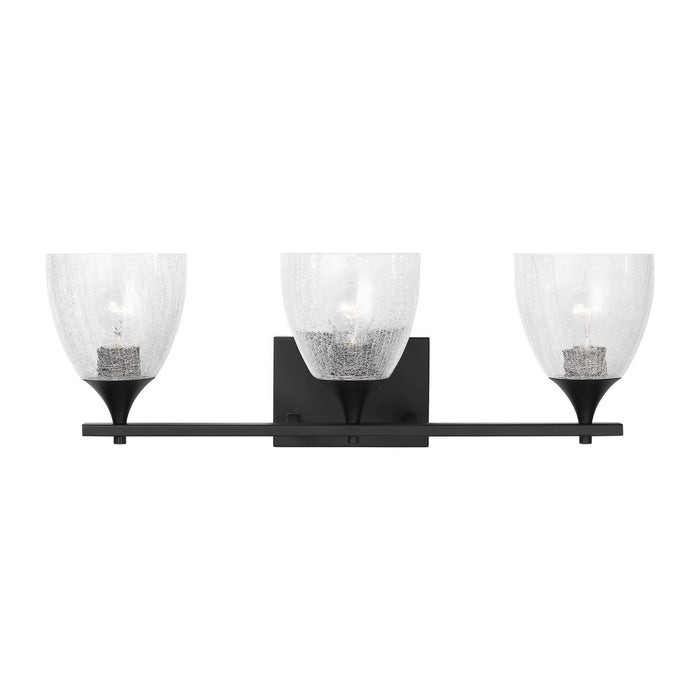 Visual Comfort Studio - DJV1023MBKCKG - Three Light Vanity - Toffino - Midnight Black
