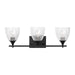 Visual Comfort Studio - DJV1023MBKCKG - Three Light Vanity - Toffino - Midnight Black