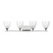 Visual Comfort Studio - DJV1024CHCKG - Four Light Vanity - Toffino - Chrome