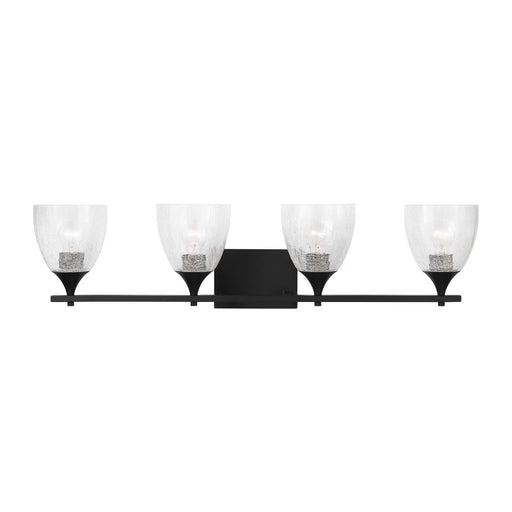 Visual Comfort Studio - DJV1024MBKCKG - Four Light Vanity - Toffino - Midnight Black