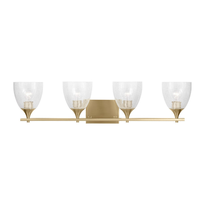 Visual Comfort Studio - DJV1024SBCKG - Four Light Vanity - Toffino - Satin Brass