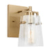 Visual Comfort Studio - DJV1031SBCKG - One Light Wall Sconce - Crofton - Satin Brass