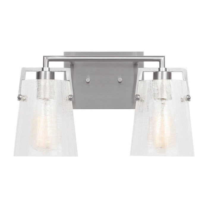 Visual Comfort Studio - DJV1032BSCKG - Two Light Vanity - Crofton - Brushed Nickel
