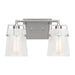 Visual Comfort Studio - DJV1032BSCKG - Two Light Vanity - Crofton - Brushed Nickel
