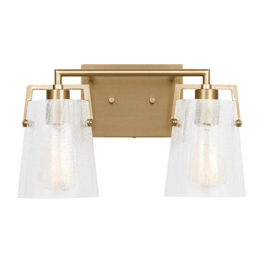 Crofton Two Light Vanity Satin Brass