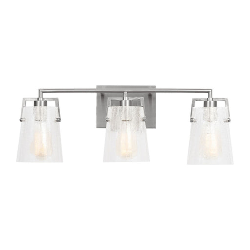 Crofton Three Light Vanity Brushed Nickel