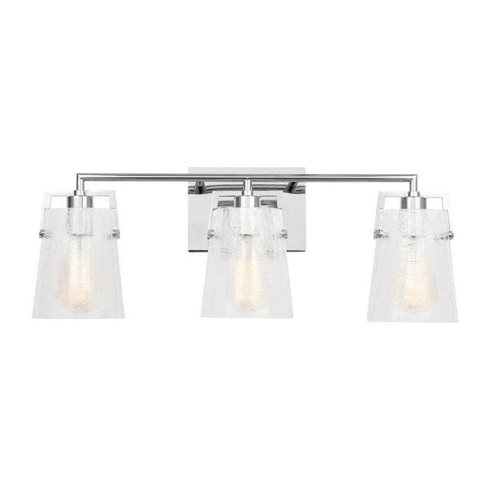 Visual Comfort Studio - DJV1033CHCKG - Three Light Vanity - Crofton - Chrome
