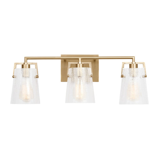 Crofton Three Light Vanity Satin Brass