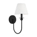 Visual Comfort Studio - DJW1111MBK - One Light Wall Sconce - Elsay - Midnight Black