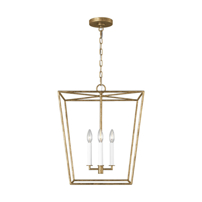Visual Comfort Studio - EC1344CDG - Four Light Lantern - Viota - Casted Gild
