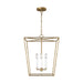 Visual Comfort Studio - EC1344CDG - Four Light Lantern - Viota - Casted Gild