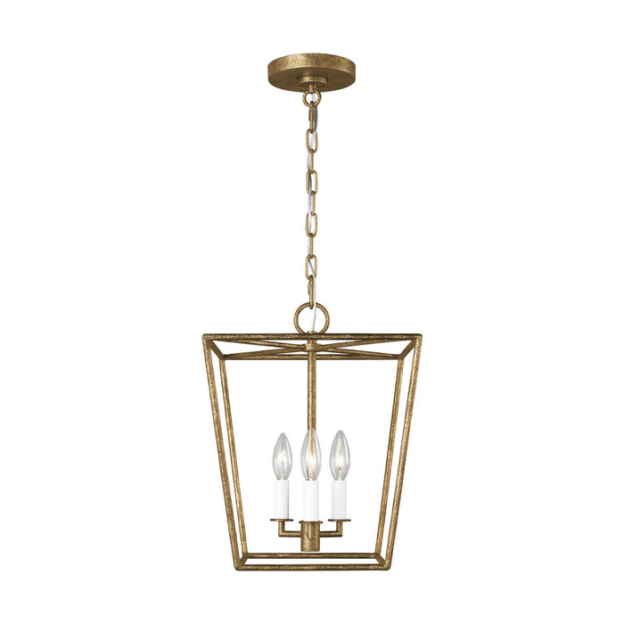 Visual Comfort Studio - EC1353CDG - Three Light Lantern - Viota - Casted Gild