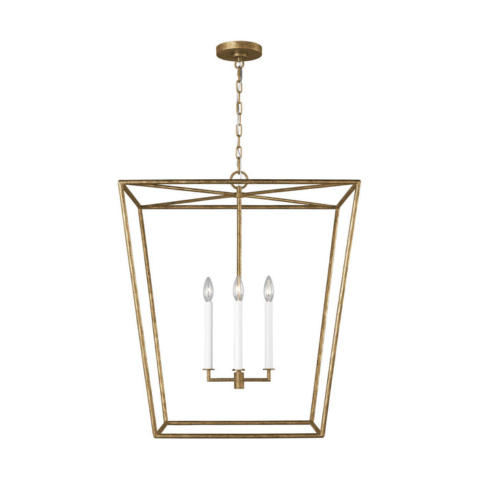 Visual Comfort Studio - EC1364CDG - Four Light Lantern - Viota - Casted Gild